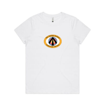 The VDA Range - Traditional Logo - AS Colour - Women's  Maple ORGANIC Tee Thumbnail