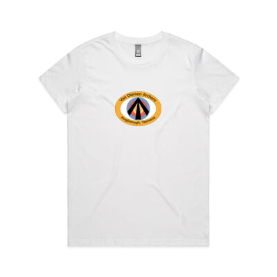 The VDA Range - Traditional Logo - AS Colour - Women's Maple Crew Tee (Regular Fit) Thumbnail