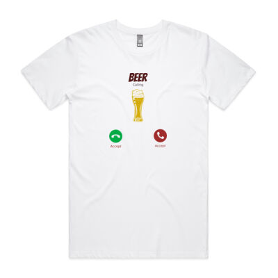 Limited Run - Beer Calling - AS Colour - Staple Crew Tee (Premium) Thumbnail
