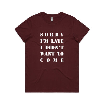Mood Board - Sorry I am late - AS Colour - Women's Maple Crew Tee Thumbnail